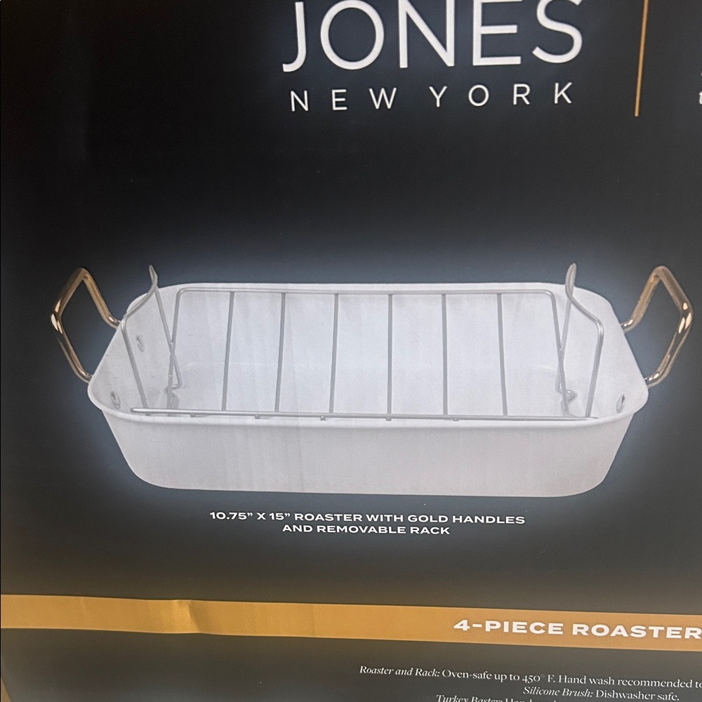 Brand new in box Jones New York Silicone Basting Brush and Turkey Baster Set
